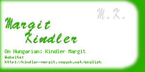 margit kindler business card